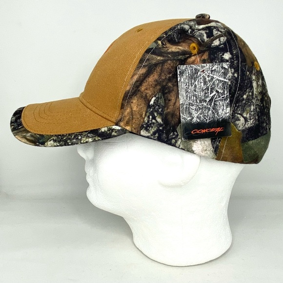 Python True Timber Hat Tan Camo Logo Performance Adjustable Hunting Cap - Picture 4 of 11